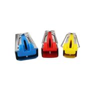 COMPUKAS Fabric Bias Tape Maker 3PCS Set Metal Plastic Sewing Tool for Handmade Patchwork and Quilting DIY Binding Accessories for Seam Finishing and Edge Binding