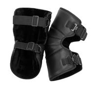 COMPUKAS Genouillères Épaisses en Pu Coupe-vent et Résistantes pour Moto et Vélo Électrique, Protection Chaude et Confortable pour Cyclisme Hiver Homme et Femme