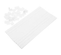 COMPUKAS Goulotte pour Câble Électrique en PVC Ignifuge Blanc 40 Cm Installation Facile, Cache-Fils Mural pour Organisation des Câbles Électriques