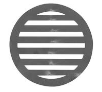COMPUKAS Grille de Remplacement Ronde en Fer pour Barbecue à Charbon, Accessoires Robustes Ventilation Améliorée, Compatible Polyvalente pour Barbecues et Pique-niques