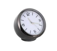 COMPUKAS Horloge à Clip Design Compact et Finition Soignée pour Grille D'aération de Voiture en ABS Blanc Accessoire Pratique pour Voiture et Bureau