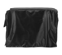 COMPUKAS Housse de Cage pour Chien en Tissu Oxford Noir 79x50,8x53 Cm, Couverture de Chenil Respirante et Résistante, Protection Extérieure Anti-poussière pour Cage à Chiens en Plein Air