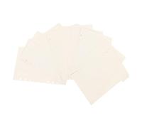 COMPUKAS Intercalaires de Classeur en Papier Blanc 15 Pièces Onglets Écrits pour Organiser Classeur Bureau et Cahier A5