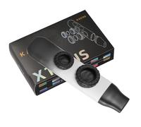 COMPUKAS Kazoo Musical Noir en Plastique Léger Tonalité Réglable, Partenaire pour Guitare et Ukulélé, Instrument D'éveil Musical pour Garçon et Filles