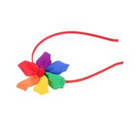 COMPUKAS Lgbt Pride Rainbow Flower Headband Couronne De Fleurs Multicolores Pour Célébrations Lgbtq Pour Fêtes Danses Et Événements Thématiques Léger Et Confortable à Porter