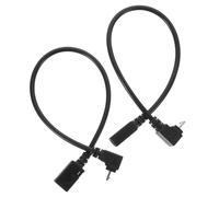 COMPUKAS Lot de 2 Câbles Micro USB à Angle Droit 90 Degrés en Cuivre sans Oxygène, Design en L Réduisant Le Risque de Casse pour Transfert de Données et Charge Rapide
