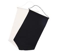 COMPUKAS Lot de 2 Fanions Décoratifs pour Badges Tissu Polyester-Coton Décoration Suspendue DIY Affichage Unique pour Bureau et Maison