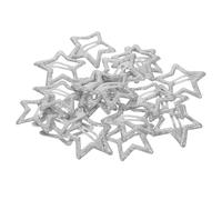 COMPUKAS Lot de 20 Pinces à Cheveux à Pression Étoiles Fines Pailletées, Petites Barrettes Décoratives Violettes pour Femmes et Filles, Accessoires Légers pour Cheveux Courts, Usage