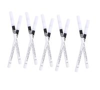 COMPUKAS Lot de 24 Crayons à Paupières Blancs en Bois, Taille Compacte, Crayon Eyeliner Non Gras, Accessoire Maquillage Yeux pour Femmes et Filles, Maquillage Quotidien et Soirée