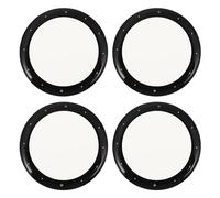 COMPUKAS Lot de 4 Films Protecteurs D'écran Souples pour Montres Connectées, Matériau Synthétique Noir, Texture Agréable, Facile à Poser, Compatible Écran Courbé