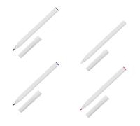 COMPUKAS Marqueurs de Tatouages 4 Pcs Blancs en Plastique pour Salon de Tatouage, Tracé Précis et Propre, Outil Pratique pour Artiste et Débutant