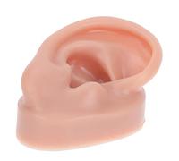 COMPUKAS Modèle D'oreille Humaine en Silicone Souple pour Simulation de Piercing, Résistant à L'usure Flexibilité, pour Entraînement et Démonstration Médicale