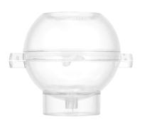 COMPUKAS Moule à Bougie Sphère en PC Solide Résistant au Froid pour Fabrication DIY Bougies Parfumées Lors Saint-valentin