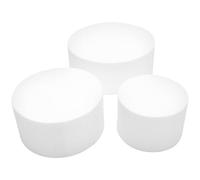 COMPUKAS Moule à Cake en Écume Blanc 3pcs Réutilisable Multi-usage pour Décoration de Fête et Vitrine de Magasin Aspect Esthétique