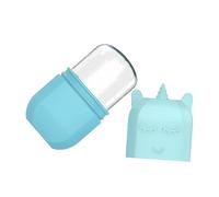 COMPUKAS Moule à Glaçons Visage Silicone Bleu Outil de Massage Facial Compact pour Soins Peau Améliore Circulation et Réduit Tensions