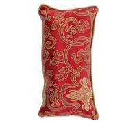 COMPUKAS Oreiller pour Diagnostic du Pouls Chinois en Tissu de Soie Rouge Coton Perlé, Coussin Repose-main Confortable Réduisant la Fatigue du Poignet pour Usage à Domicile