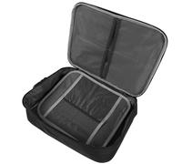 COMPUKAS Organiseur de Documents à 3 Couches Noir avec Serrure à Mot de Passe, Pochette de Rangement en Tissu Oxford, Grand Stockage Sécurisé pour Passeports, Cartes D'identité et Fichiers