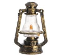 COMPUKAS Ornement de Table en Résine Lampe à Vent 4 Pcs Micro-Paysage