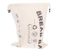 COMPUKAS Paquet Coton Blanc avec Boucle de Fermeture, Pochettes Réutilisables pour Conservation des Aliments et Rangement du Lors des Courses