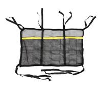 COMPUKAS Paquet de Rangement Léger en Filet pour Chaussures et Petits Objets, Accessoire de Trampoline Pratique Plusieurs Compartiments, pour Zone de Trampoline