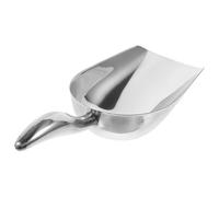 COMPUKAS Pelle à Glace en Acier Inoxydable 304 Épaissie Grosse Taille, Pelle à Farine Multifonction 150 Pièces, Cuillère à Glaçons Ergonomique pour Glace Pilée, Grains, la Cuisine