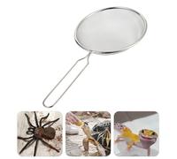 COMPUKAS Pelle à Sable Filtre INOX pour Reptiles et Amphibiens et Pratique Nettoyage Facile du Sable Fin Terrarium Outil Professionnel pour Éliminer Excréments et Impuretés