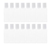 COMPUKAS Petites Bouteilles en Plastique Pp Portables et Étanches Lot de 25 Bouteilles Vides Miniatures pour Soins des pour Voyage