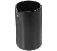 COMPUKAS Pichet à Lait en Céramique Noir Grosse Poignée, Crémier Bien Conçu pour Hôtel et Restaurant, Distributeur de Lait pour Café Cappuccino