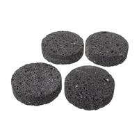 COMPUKAS Pierre Décorative pour Diffusion Naturelle de Parfum, Lot de 4 Pièces Noires, Absorbe et Arômes, Style Minimaliste pour Tables de Chevet et Chambres