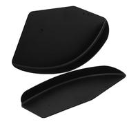 COMPUKAS Planche de Latérale Lot de 1 Paire pour Fauteuil Roulant en Abs Noir, Installation Rapide, Complète le Vent Adaptée aux Chaises pour Handicapés