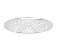 COMPUKAS Plaque à Pâtisserie Perforée Alliage Aluminium Plateau Pizza Antiadhésif pour Four Domestique et Professionnel