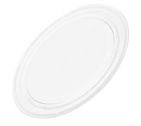 COMPUKAS Plateau en Verre Blanc Plat Tournant de Remplacement pour -ondes Résistant Lave-vaisselle, Compatible pour et Réchauffage