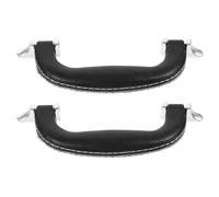 COMPUKAS Poignées de Remplacement et Design Élégant 2pcs en Plastique Noir Prise Confortable pour Boîte à Outils et Étuis de Guitare pour