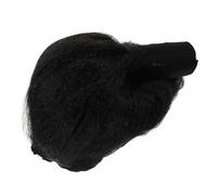COMPUKAS Postiche Japonaise Noire Légère pour Cosplay et Fête, Postiche de Costume de Lutte Sumo Facile à Porter en Fibre Synthétique Distinctive