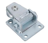 COMPUKAS Poulie Fonctionnement Silencieux Nickelé Argenté Murale Robuste Forme en U, de L'usure Corde pour Levage en Extérieur et Docks