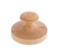 COMPUKAS Presse à Tortillas en Bois Diamètre 6 CM - Presse Galette Multifonction pour Crêpes Pains Plats et Tacos - Outil la Cuisine Maison et Professionnel Moule à Pâte Plus Lisse