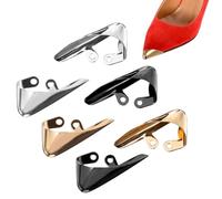 COMPUKAS Protection de Talon Pointue en Métal pour Chaussures à Talon Haut, 6pcs Couvre-Talons Pointus Robustes pour Prolonger la Durée de Vie des Chaussures