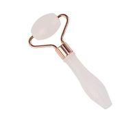 COMPUKAS Roller De Massage Visage Pierre De Jade Outil De Beauté Portable Pour Soin Peau Anti-âge Pour Femmes Blanc