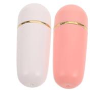 COMPUKAS Rouleau de Contrôle D'huile Visage en Pierre Volcanique, 2pcs, Plastique Doux pour Peau Sensible, Absorbe L'excès de Sébum, pour Toutes Occasions