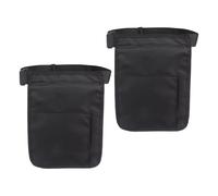 COMPUKAS Sacoche Léger de Rangement et Multiples en Compartiments Tailles Outils Ceinture Nylon Noir Variées pour pour Longues Gardes et Réparations à Domicile