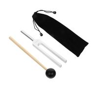 COMPUKAS Set de Diapasons Alliage Aluminium pour Sonore Équilibrage des Chakras et Instruments Accessoire de Thérapie Musicale Professionnel