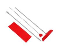 COMPUKAS Set D'outils de Nettoyage pour Table D'harmonie de Piano en Acier Inoxydable Argenté, Portable 3 Outils Pratiques pour Entretien Précis du Piano
