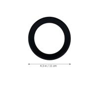 COMPUKAS Sourdine pour Saxophone en Silicone Noir Silencieux Portable Protection de Pavillon Accessoire Musical Compact pour Pratique et Répétition