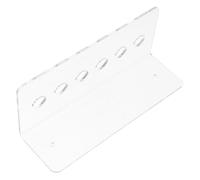 COMPUKAS Support De Ciseaux Mural pour Coiffeurs Rangement Mural Multi-espaces pour Ciseaux Et Outils De Toilettage Étagère Transparente à Emplacements pour Salon De Coiffure Et Soins