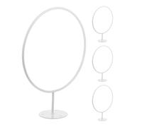 COMPUKAS Supports Muraux Design Multifonctionnel et Gain de Place Lot de 4 en Fer Blanc pour Ballons de Basket et Football pour Garage ou Chambre