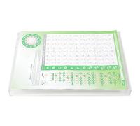 COMPUKAS Tableau D'accords de Banjo Plastifié en Papier Cuivre pour Débutants et Joueurs Avancés, Facile à Comprendre et Améliorer les Compétences Musicales