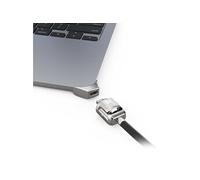 COMPULOCK Compulocks Ledge Lock Adapter for MacBook Air 15' M2-M4 with Keyed Cable Lock Silver