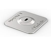 COMPULOCK Compulocks Plaque de sécurité adhésive universelle pour les cable antivol argentée