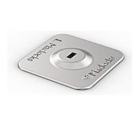 COMPULOCK Compulocks Plaque de sécurité adhésive universelle pour les cable antivol argentée