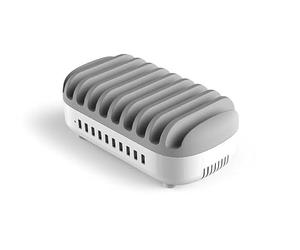 Compulocks 10 Ports USB Charging Dock Station - Station de Charge - 120 Watt - 2.4 A - 10 connecteurs de Sortie (USB) - Royaume-Uni